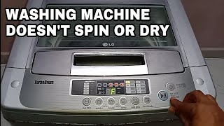 Fully Automatic Washing Machine Spinner Not Working and Problem Repair