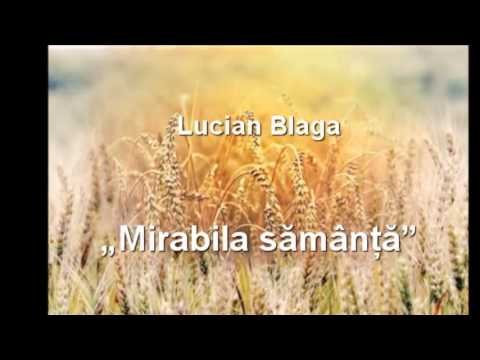 Lucia Muresan recita „Mirabila samânta" de Lucian Blaga, 1986