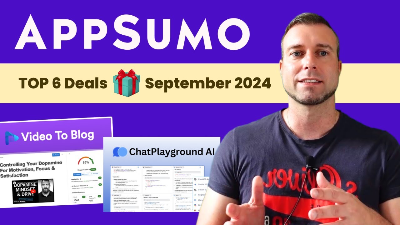 🎁 Top AppSumo-Deals: ChatPlayground, IKI, Video To Blog...