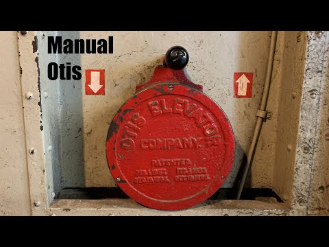 Vintage Manual Otis Freight Elevator #52 - Pittsburgh, PA