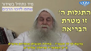 בחירה חפשית ואחריות אישית פרשת לך לך תשפ"ו מאת כ"ק האדמו"ר מרחלין שליט"א (חסידות רחלין) - התמונה מוצגת ישירות מתוך אתר האינטרנט יוטיוב. זכויות היוצרים בתמונה שייכות ליוצרה. קישור קרדיט למקור התוכן נמצא בתוך דף הסרטון