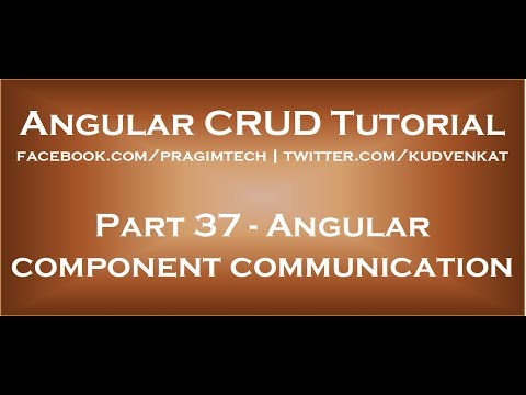 Angular component communication