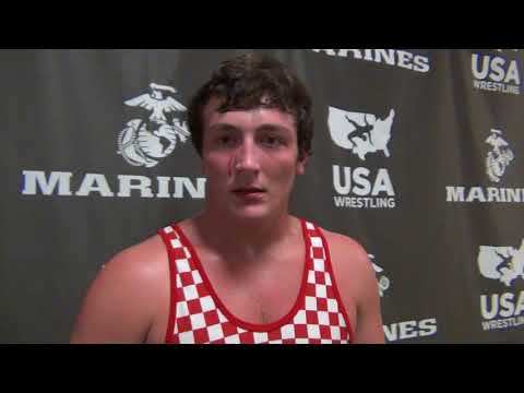 Hayden Copass of Illinois, 2018 Cadet men's freestyle champion at 285 pounds