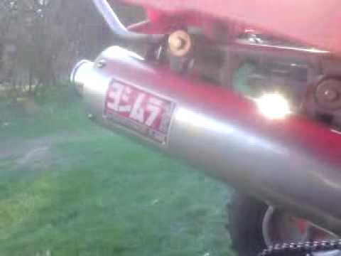 Polaris Predator with a new yoshimura rs-3 full exhaust