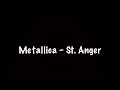 Metallica St Anger Guitar Cover Metallica Stanger Heavymetal Guitar