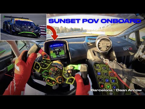 FIRST DRIVE in the LAMBORGHINI Huracan GT3 EVO2 | ONBOARD at Barcelona