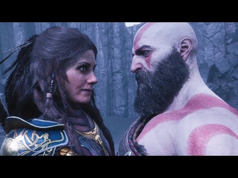Kratos Meets Freya In Valhalla Scene - GOD OF WAR RAGNAROK VALHALLA PS5