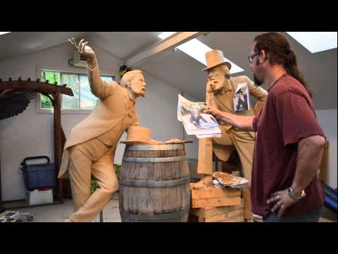 Part 1of 2 - Time-lapse Making of a Life-size Sculpture | Nathan Scott