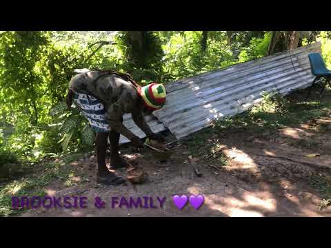 Outdoor cooking 🥘🔥#brooksie #rasta ruddy 😂