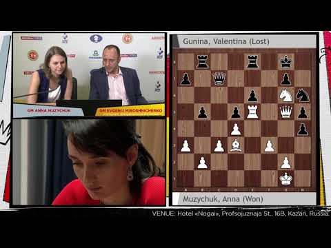 2019 Women’s Candidates. Anna Muzychuk analyses her victory against Valentina Gunina.