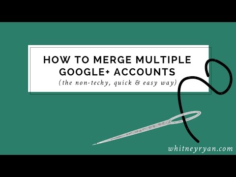 How to Merge Google Plus Accounts