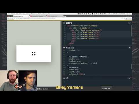 @keyframers 1.0.0 | Flipping Fluent | Live streamed collaborative animation coding