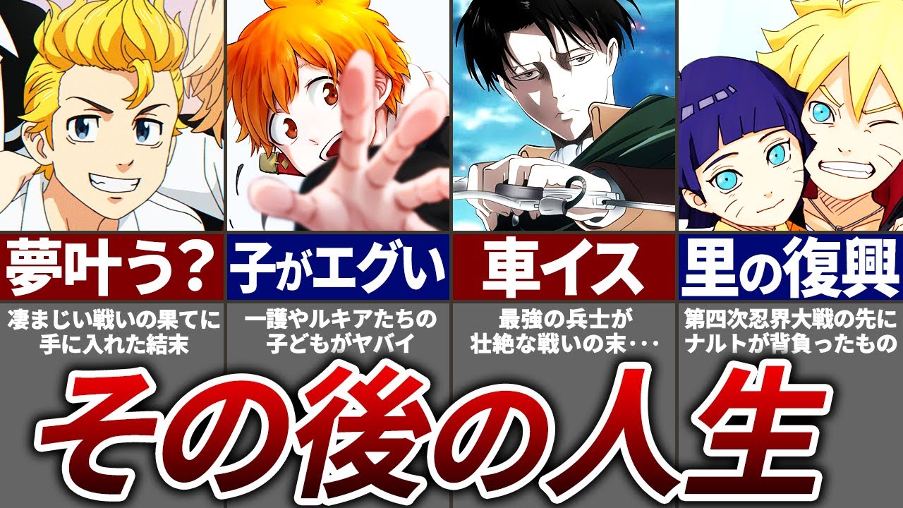 【衝撃】人気キャラのその後がヤバい作品7選
