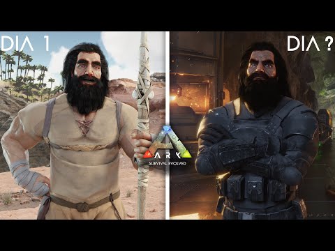 Surviving 100 Days in ARK Hardcore (The Island)