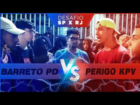BARRETO (SP) E PD VS PERIGO E KPV PRIMEIRA FASE DESAFIO RJ VS SP BATALHA DO ENGENHÃO