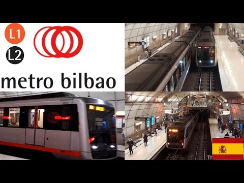 Metrô de Bilbao | Metrô de Bilbao L 1 e L 2 | 2023 .España 🇪🇸. #comida e viagens em Bilbao.