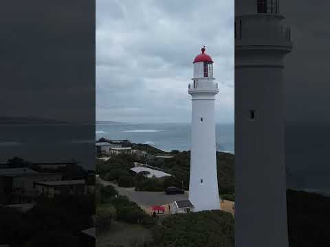 Great Ocean Road Split point lighthouse drone footage #australia #beach #greatoceanroad #drone