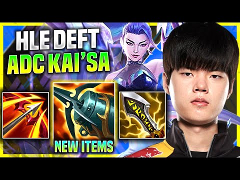 DEFT PICKS KAI'SA WITH NEW ITEM KRAKEN SLAYER! - HLE Deft Plays Kai'Sa ADC vs Vayne! | Preseason 11