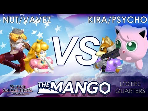 The Mango - Vavez / Nut  (Red) VS Kira / PsychoMidget (Blue) - SSBM Losers Quarters