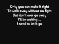 Let It Go by Cavo Lyrics