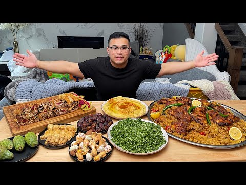 Chicken Shawarma, Saudi Arabian National Dish, Hummus, Tabbouleh Salad Recipe - RAMADAN FEAST