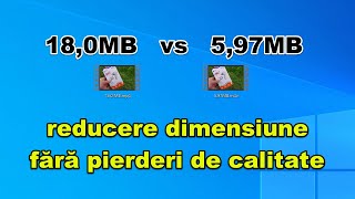 Reducerea dimensiunii fișierelor video fără pierderi