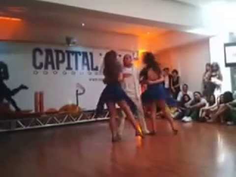 Rafhael Biazzi, Priscila Borges e Yasmim Rodrigues - Apresentação Capital Zouk 2014