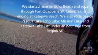 preview picture of video 'October Ride from Echo Lake to Katepwa Beach'