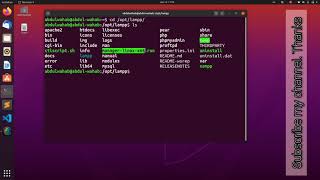 6. How to open XAMPP manager using ubuntu terminal