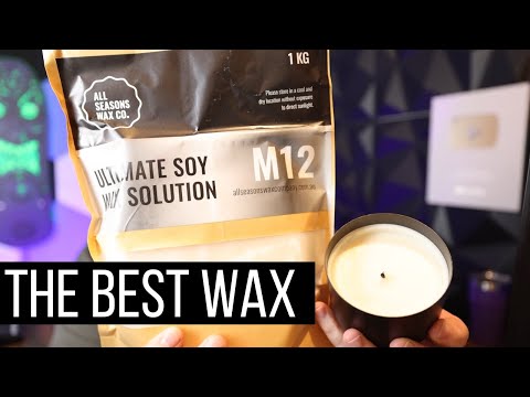 M12 is the best wax I've ever used - Full candle wax review