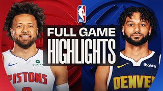 PISTONS at NUGGETS | FULL GAME HIGHLIGHTS | January 27, 2026