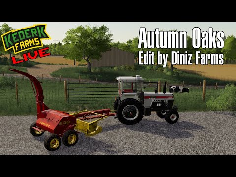 🔴 New White Field Boss Tractor! MULTIPLAYER help with silage!  - Autumn Oaks (DFMEP) - Episode 13