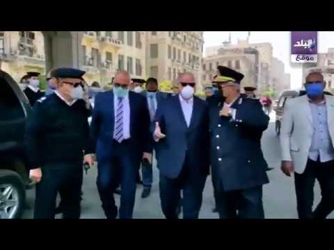 محافظ القاهرة يقود حملة لإزالة الباعة الجائلين من العتبة