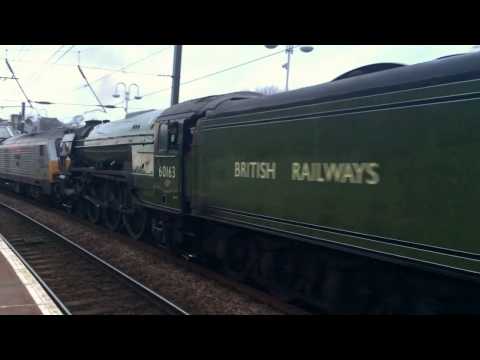 Tornado at Skipton on the Skipton to Appelby 15/2/17