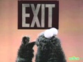 Classic Sesame Street Cookie Monster Exits