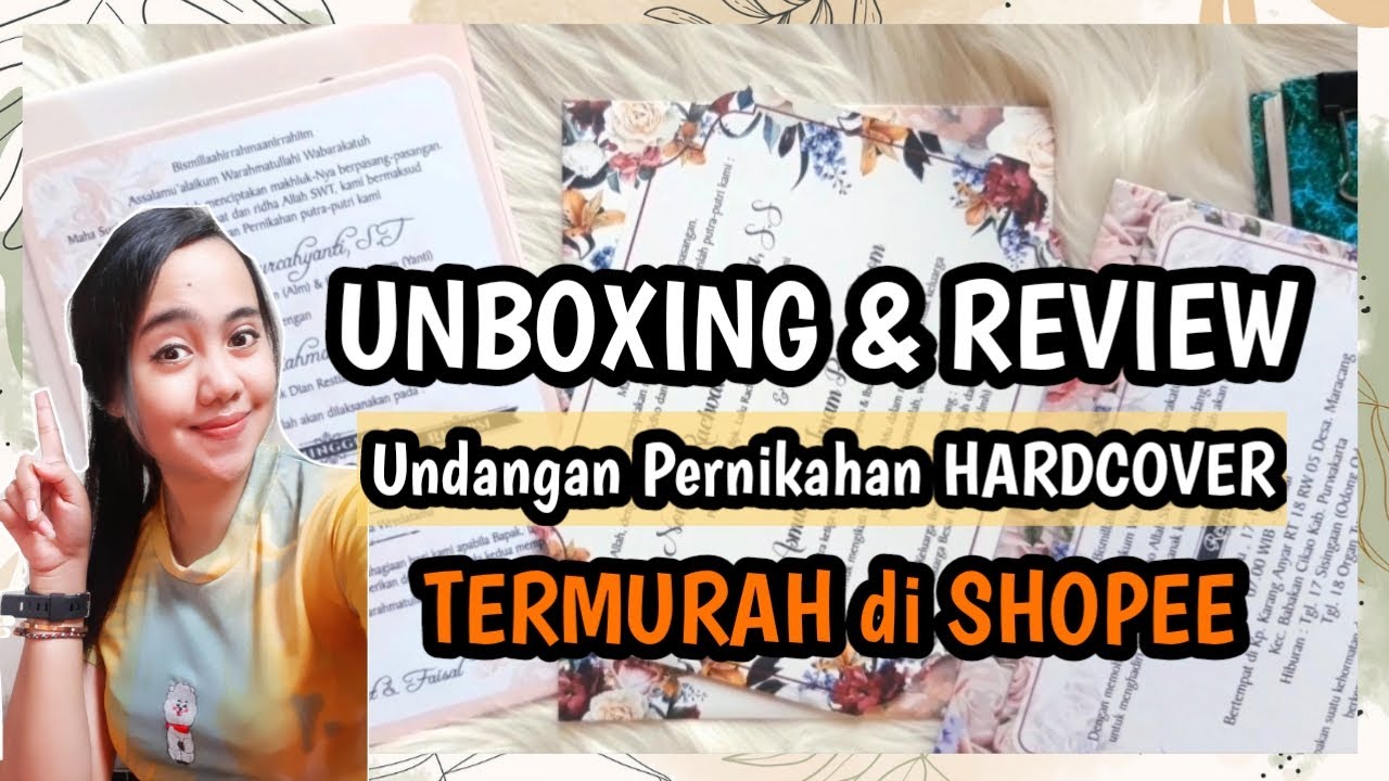Review Jujur Undangan Pernikahan HARDCOVER di Shopee, Tonton dulu Sebelum Buru-buru Beli !