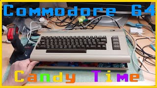 I filled the computer with candies | Commodore 64