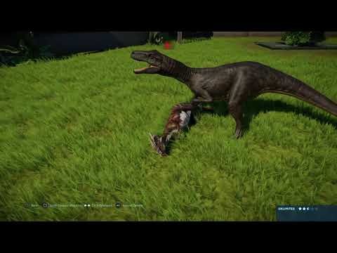 Jurassic World Evolution: Herrerasaurus vs the (Modified) Pachycephalosaurids