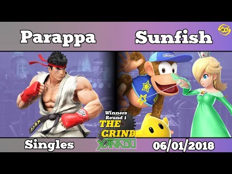 The Grind 29 Parappa (Ryu) vs SL|Sunfish (Rosalina & Luma, Diddy Kong) Winners Round 1