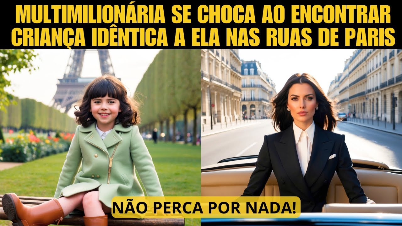 Multimilionária Se Choca ao Encontrar Criança Idêntica a Ela nas Ruas de Paris