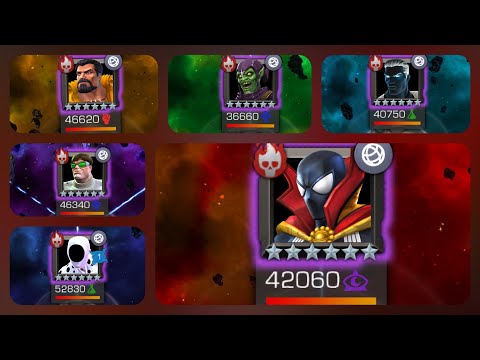 (MCOC) Cavalier all boss fights itemless easy clear Solo Bosses