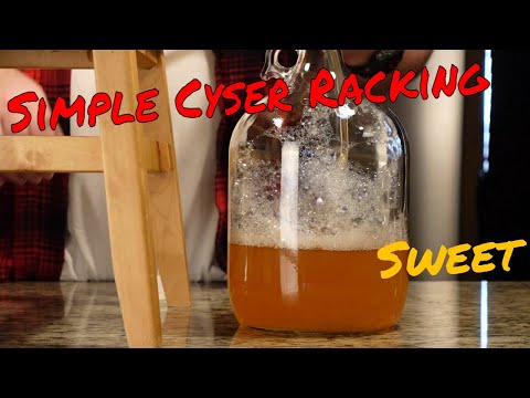 Simple Cyser Racking | Apple Juice Melomel