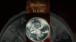 $1300 for a Canadian Quarter!! #canada #coin #silvercoins