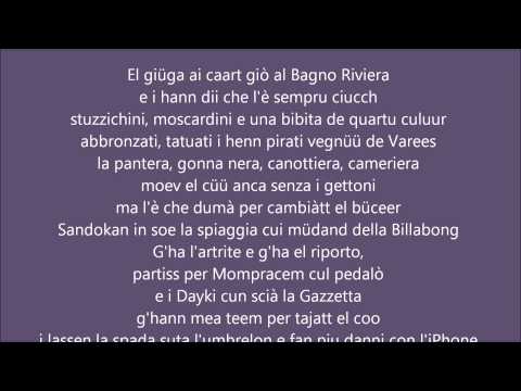 Yanez - Van De Sfroos + Lyrics + Traduzione HQ