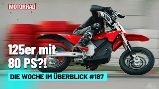 80 PS als 125er! WIE GEHT DAS? Starks Elektro-Supermoto! Plus: HONDA LEAK CB1000 GT & neue Z650 S.