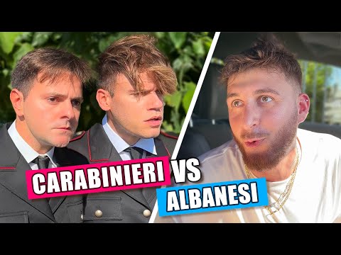 CARABINIERI 👮🏻‍♂️ Quando Fermi GLI ALBANESI 🇦🇱 - iPantellas & Emanuel Asllani