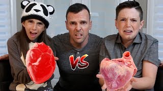 GUMMY FOOD vs REAL FOOD!! - Gross Edition