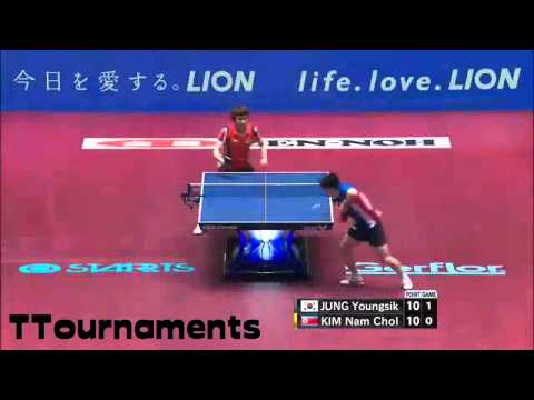 Jung Youngsik Vs Kim Nam Chol: Team Group: WTTTC 2014