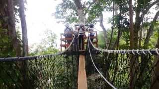 preview picture of video 'Zip-line with Saisai @ Chaguaramas in Trinidad'