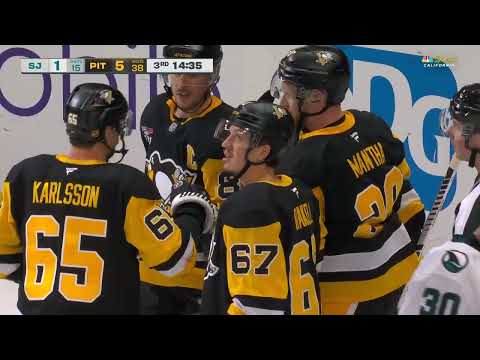 San Jose Sharks at Pittsburgh Penguins Game Highlights (12/13)